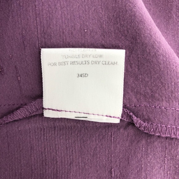 Eileen Fisher Lavender Purple 2 Piece 100% Silk Skirt Set - Picture 14 of 15